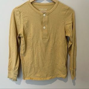 Everlane Cotton Henley Shirt